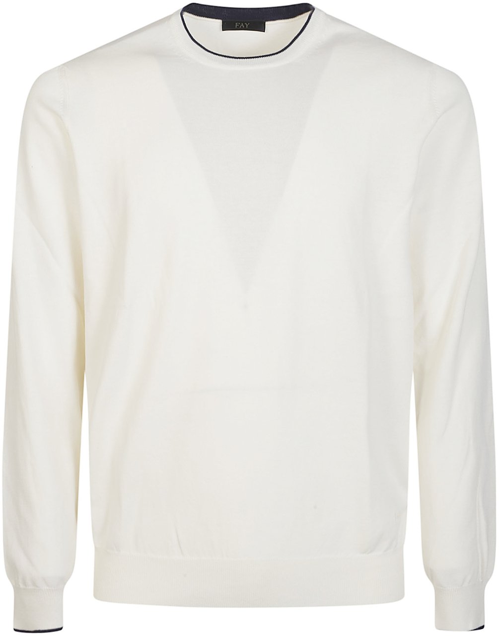 Fay Round Neck Sweater Multicolour Divers