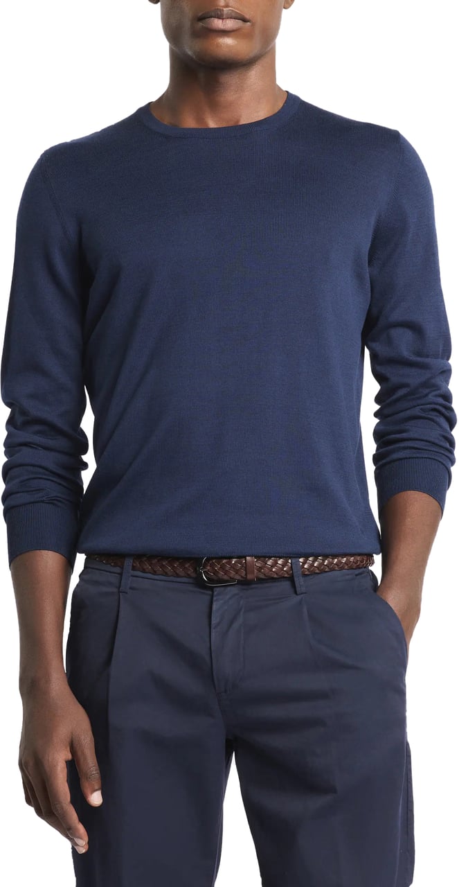 Fay Sweaters Azzurro Scuro Blauw