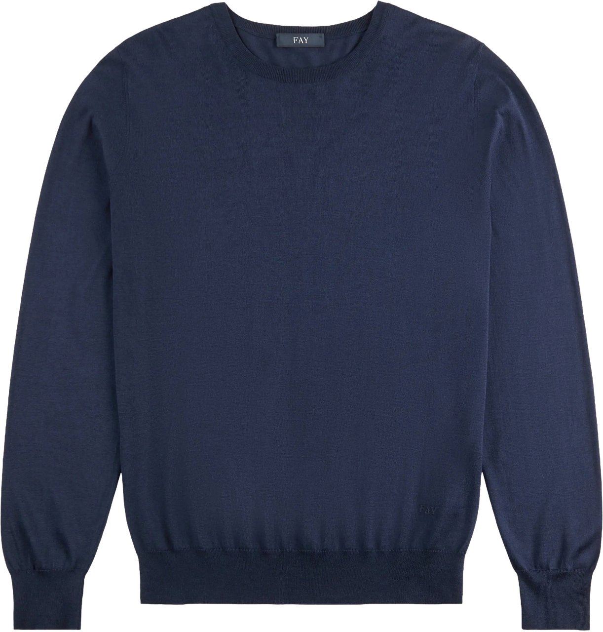 Fay Sweaters Azzurro Scuro Blauw