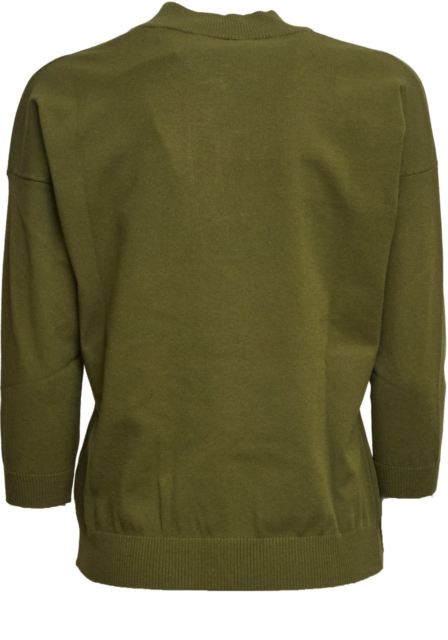 Fay Maglia Scollo V Groen