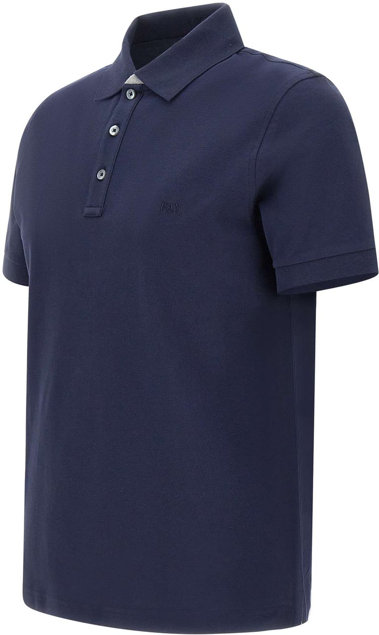 Fay T-Shirts And Polos Blue Navy