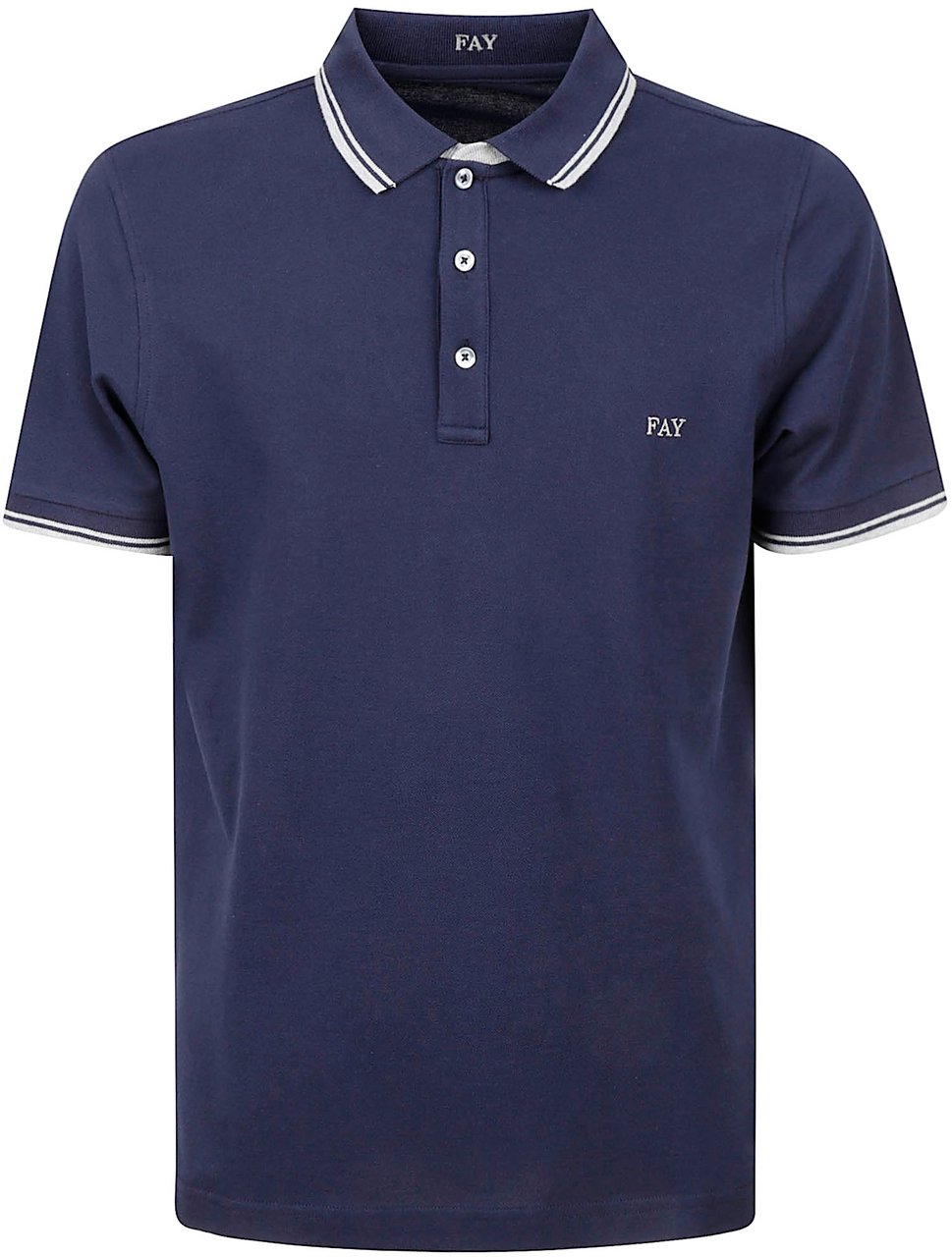 Fay T-Shirts And Polos Blue Blauw