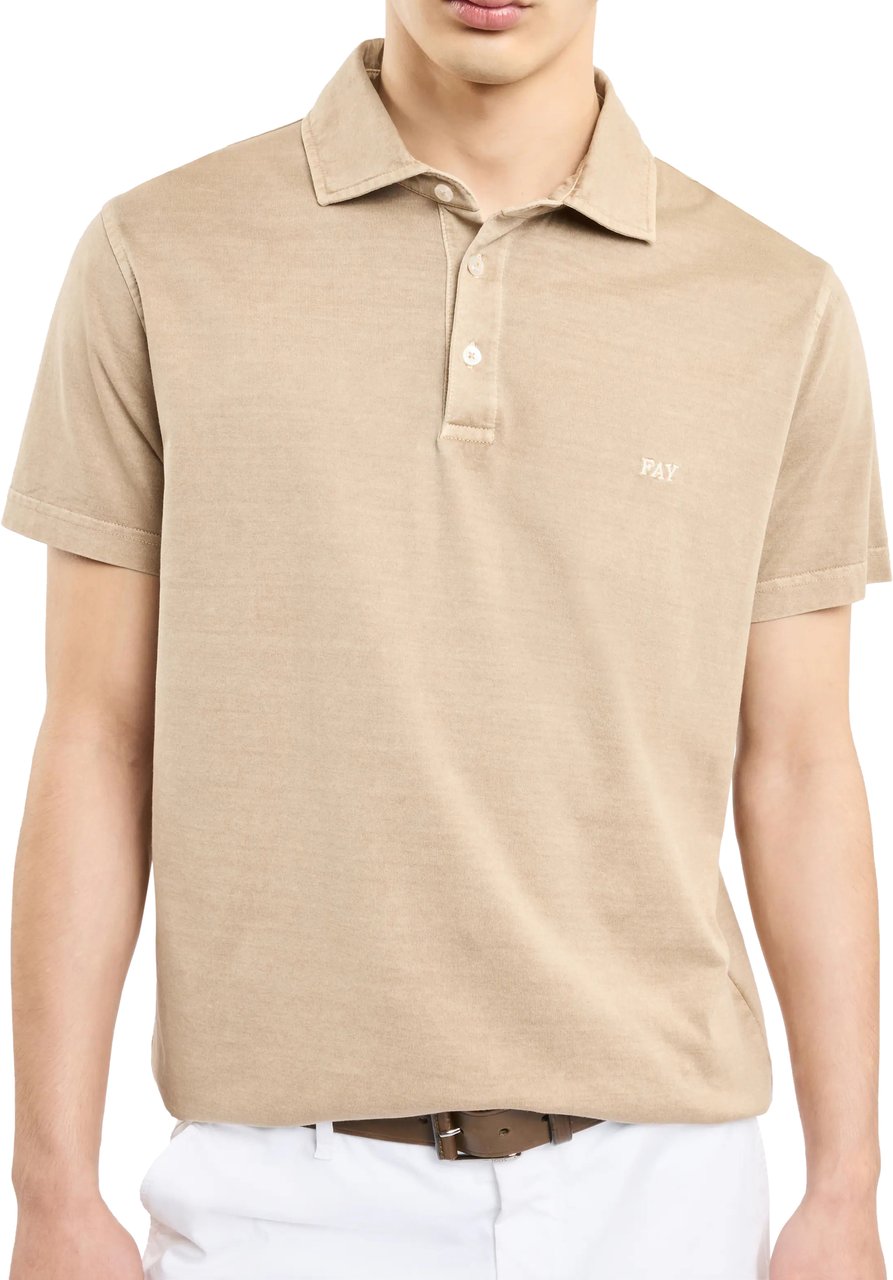 Fay T-Shirts And Polos Beige Beige