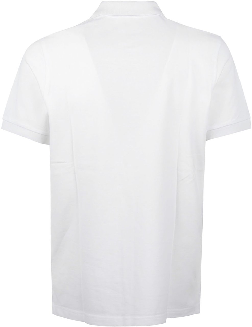 Fay Short Sleeve Polo Shirt White Wit