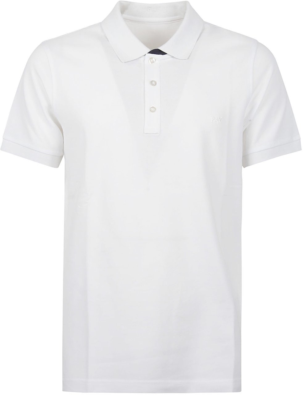 Fay Short Sleeve Polo Shirt White Wit