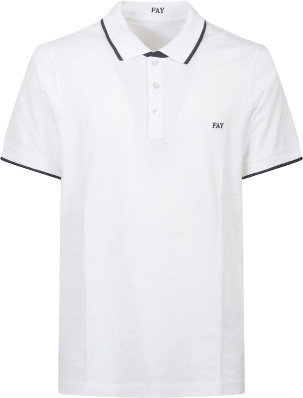 Fay T-Shirts And Polos Bianco Wit