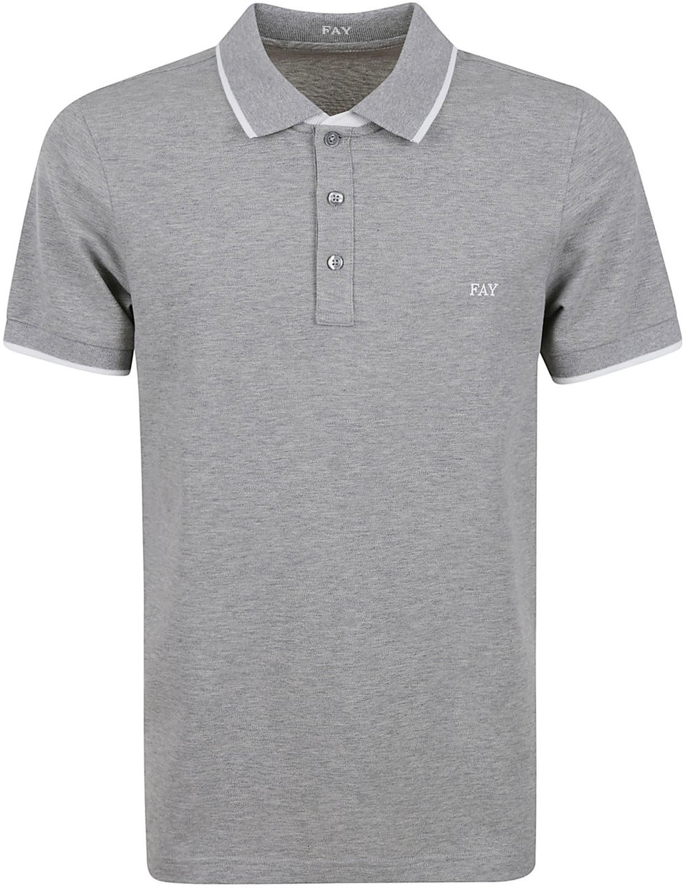 Fay T-Shirts And Polos Grey Grijs