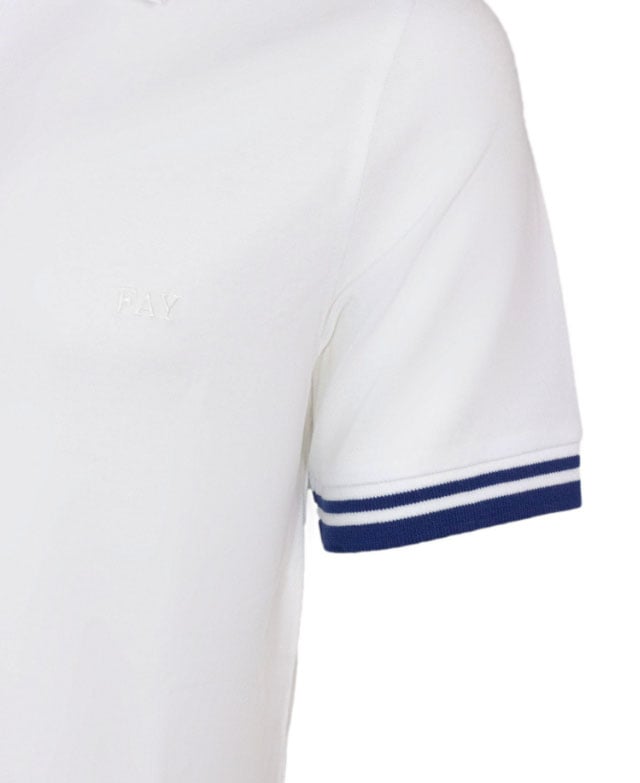 Fay T-Shirts And Polos Bianco Wit