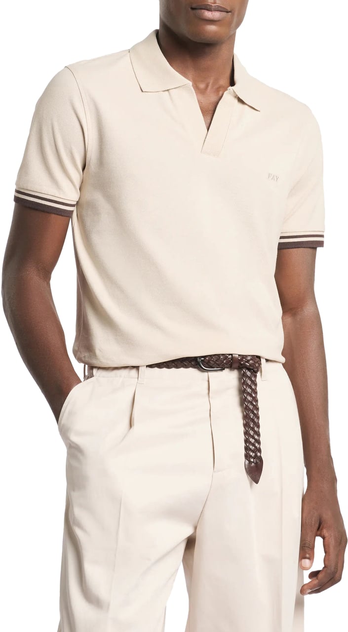 Fay T-Shirts And Polos Avorio Wit