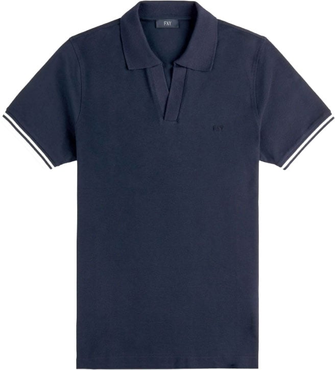 Fay T-Shirts And Polos Blu Navy