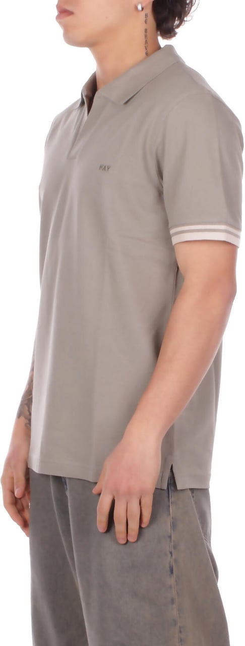 Fay T-Shirts And Polos Dove Grey Grijs