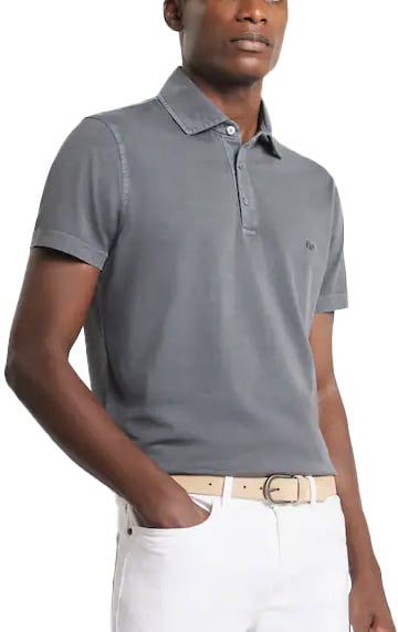 Fay T-Shirts And Polos Anthracite Grijs