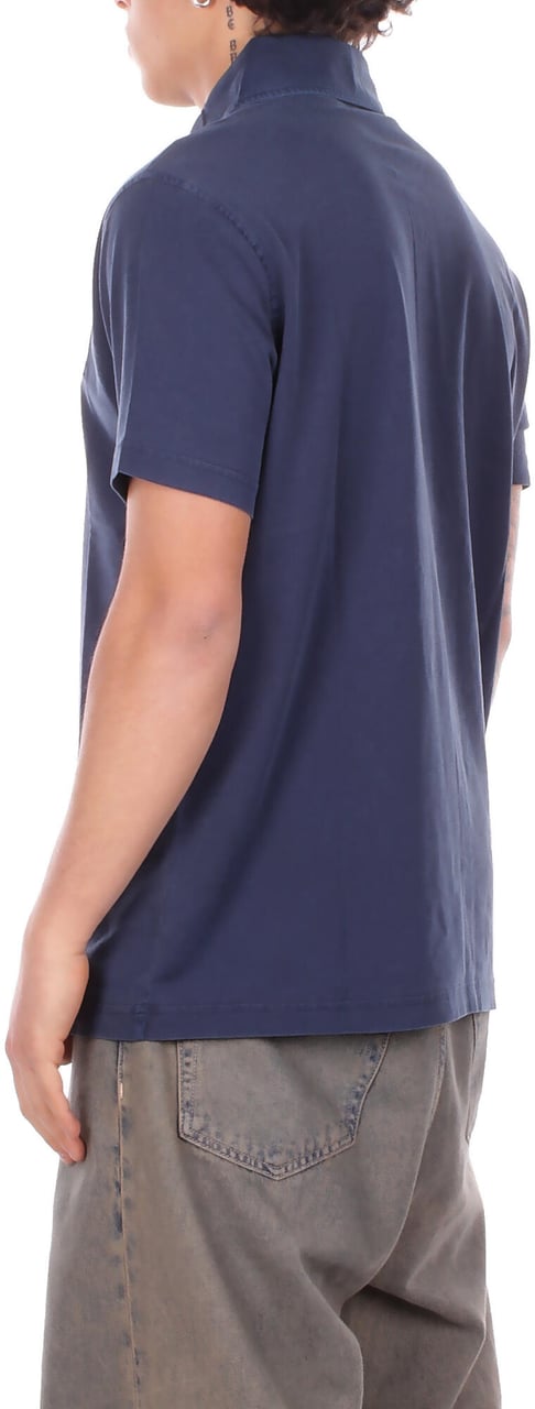 Fay T-Shirts And Polos Blue Blauw