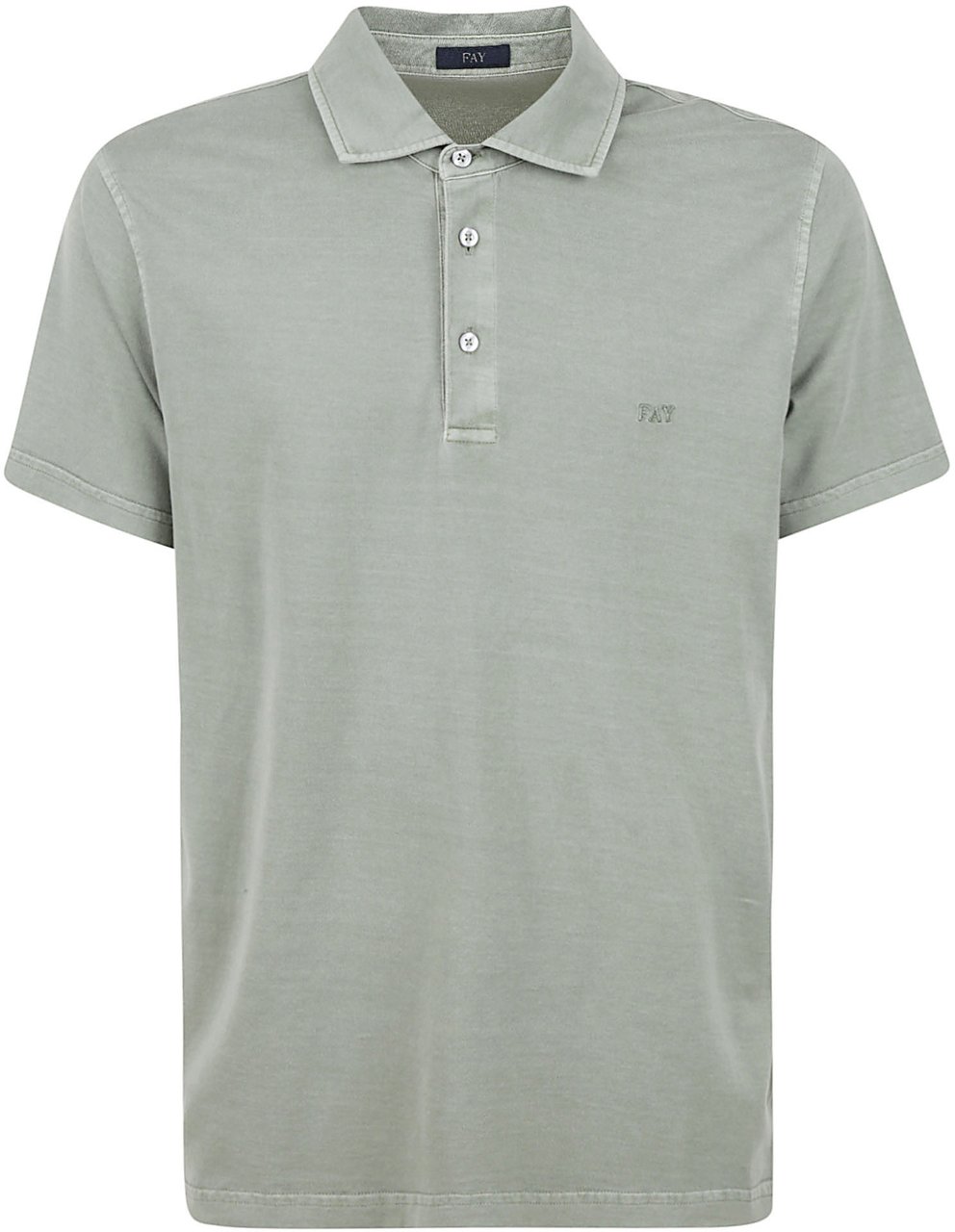 Fay T-Shirts And Polos Green Grijs