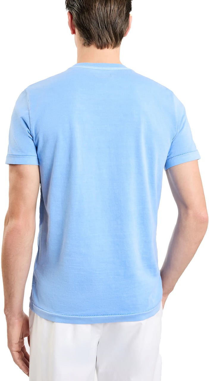 Fay T-Shirts And Polos Clear Blue Blauw