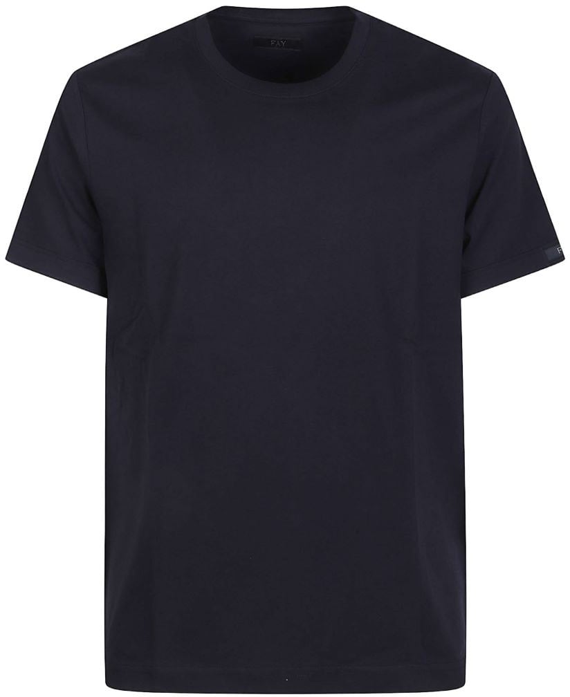 Fay T-Shirts And Polos Blue Blauw