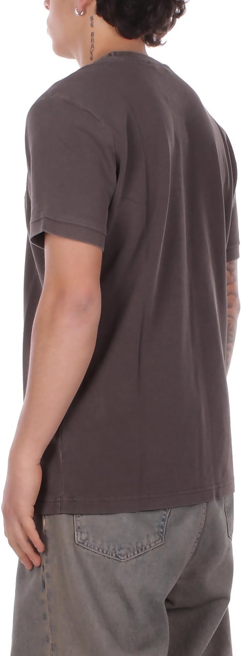 Fay T-Shirts And Polos Marrone Scuro Bruin