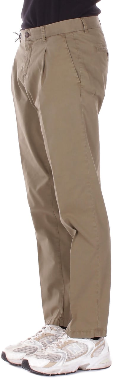 Fay Trousers Green Taupe