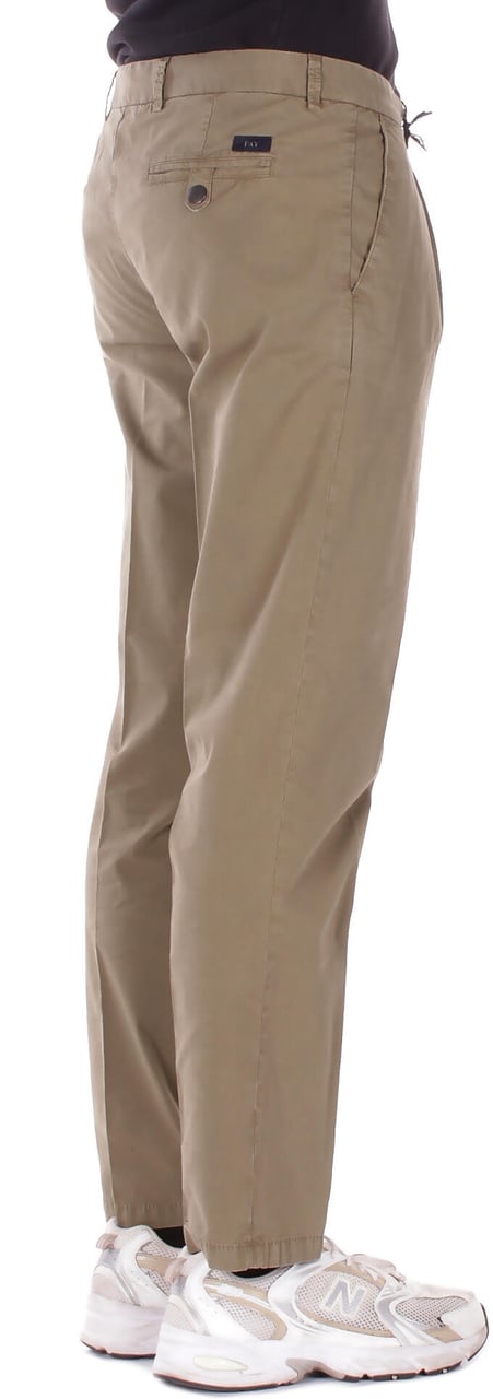 Fay Trousers Green Taupe