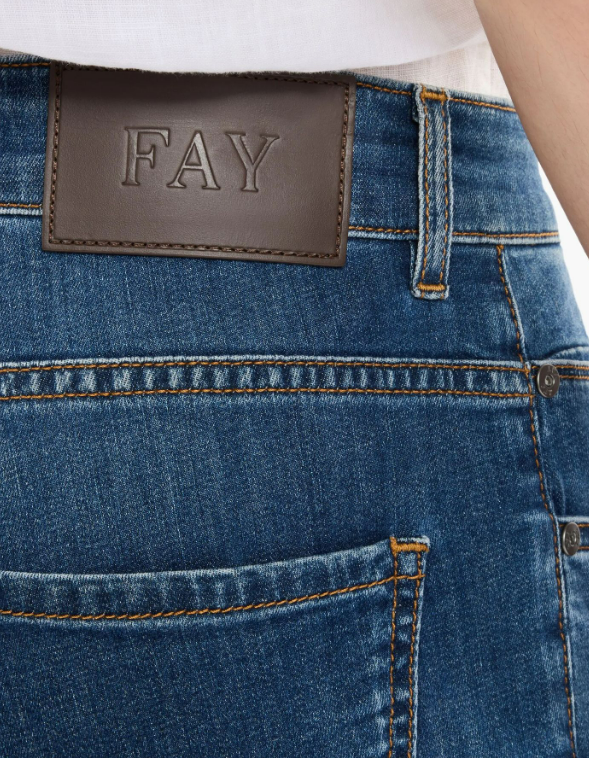 Fay Jeans Blue Blauw