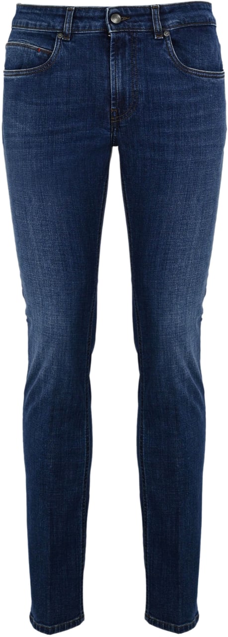 Fay Trousers Blu Royale Blauw