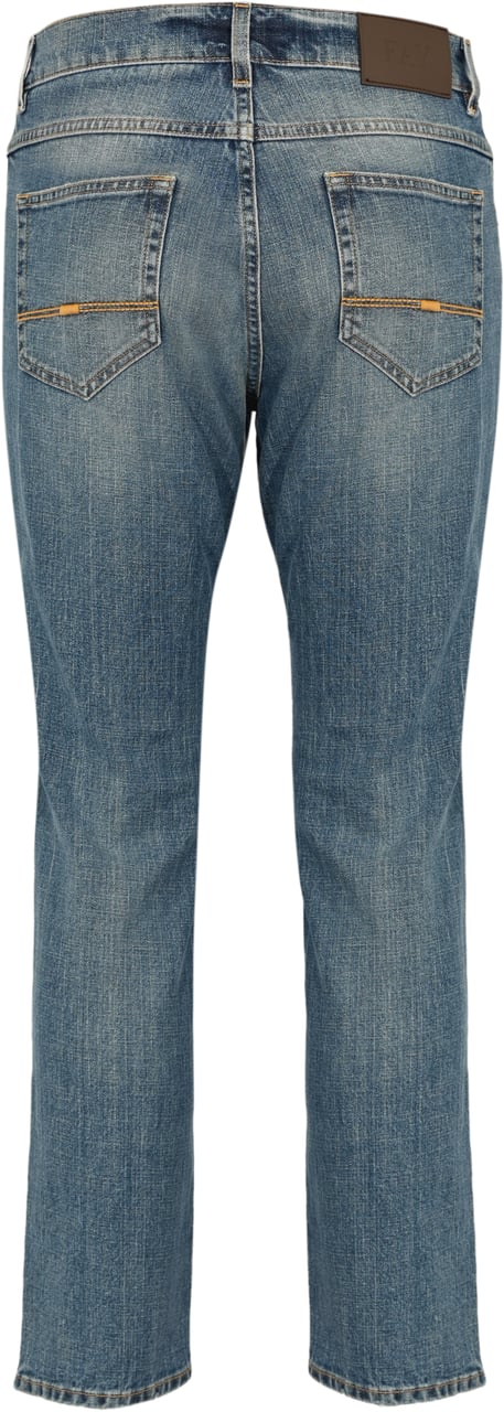 Fay Trousers Avion Blue Blauw