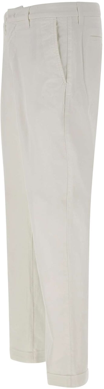 Fay Trousers White Wit