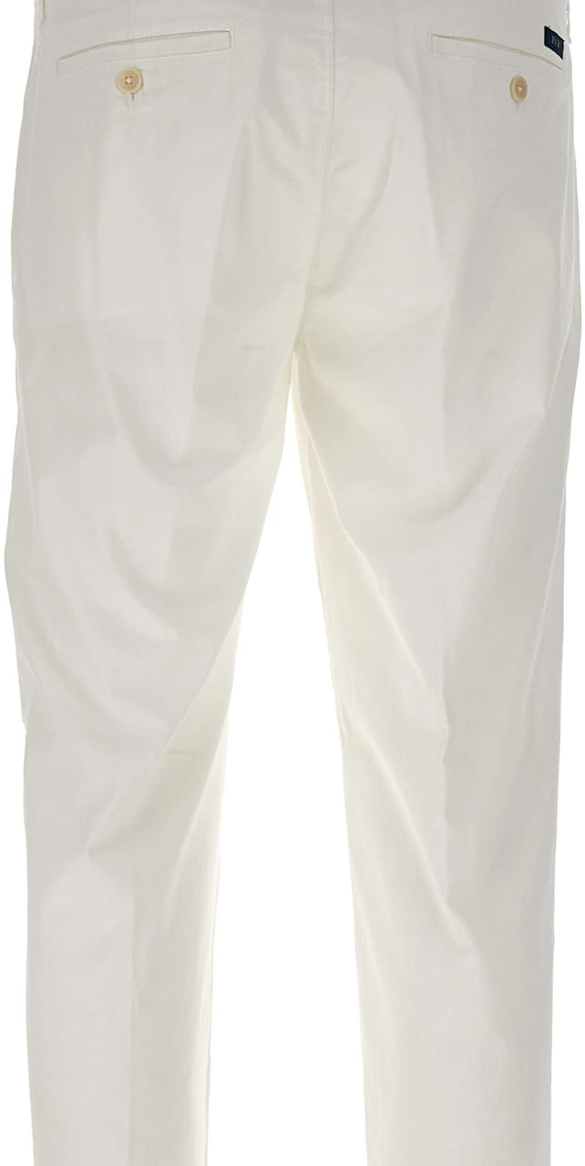 Fay Trousers White Wit