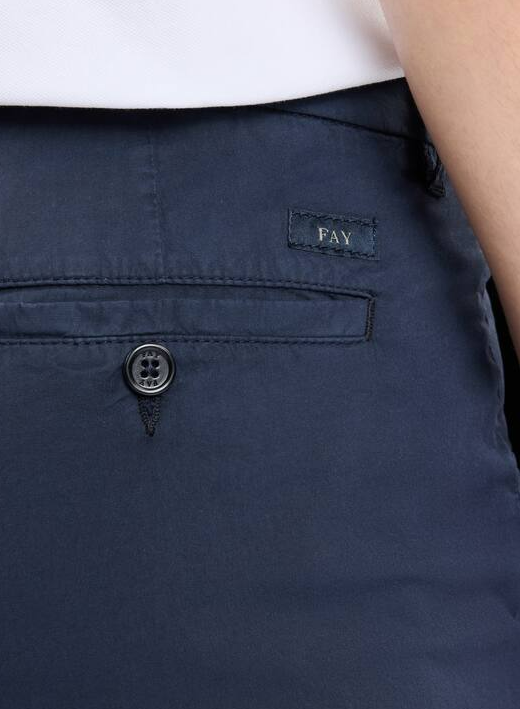 Fay Trousers Blue Blauw