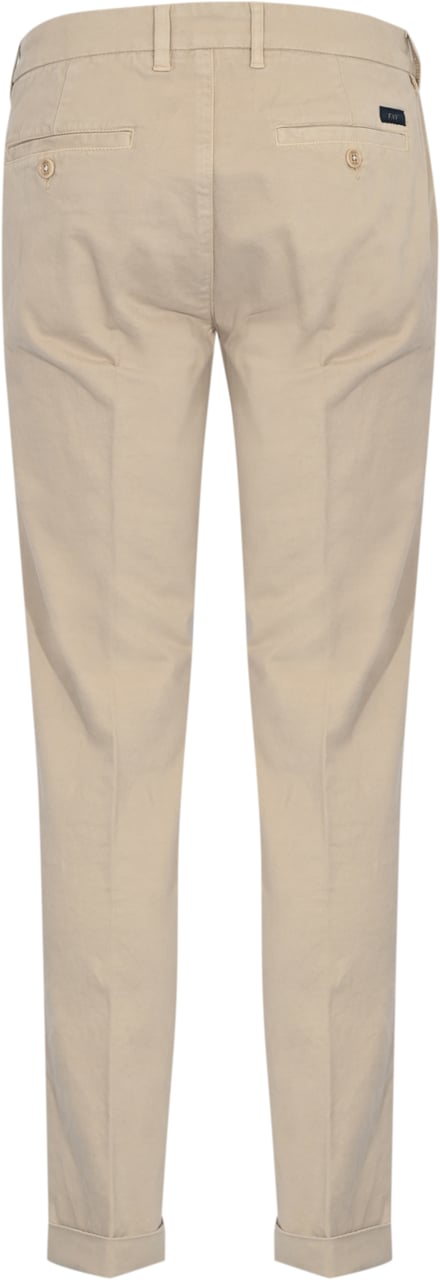 Fay Trousers Frumento Chiaro Beige