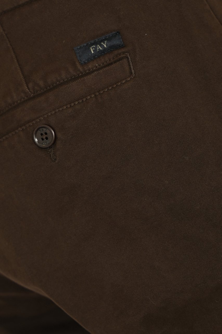 Fay Trousers Sigaro Bruin