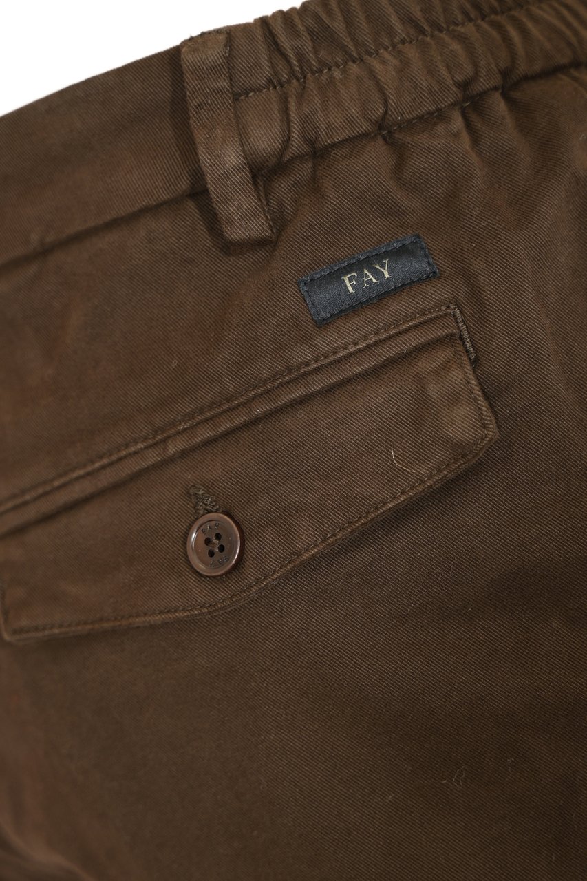 Fay Trousers Sigaro Bruin