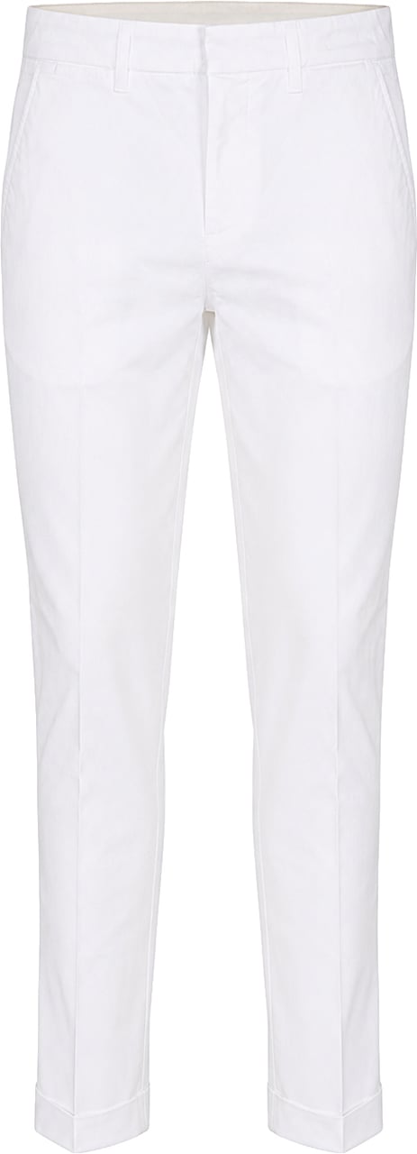 Fay Trousers White Wit