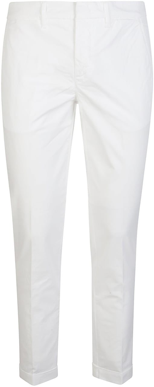 Fay Capri Classic Pant White Wit