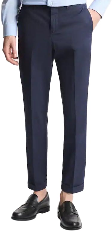 Fay Trousers Blue Blauw