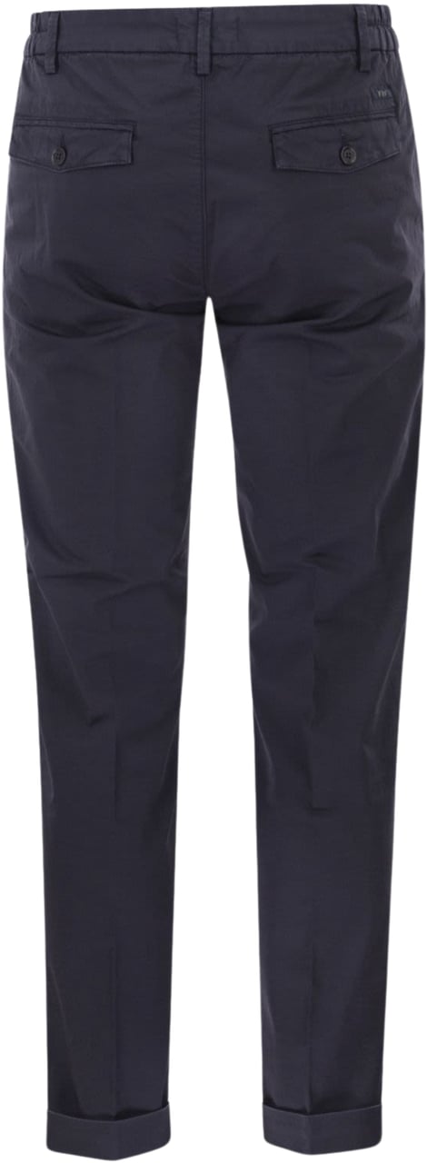 Fay Trousers Blu Navy