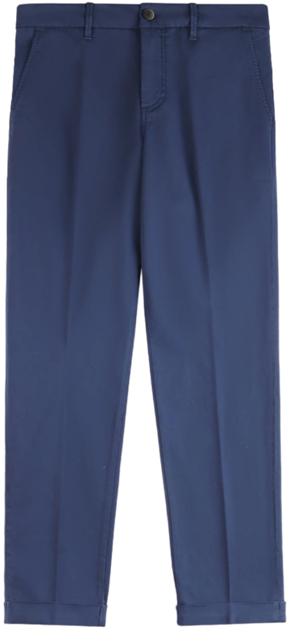 Fay Trousers Blue Blauw