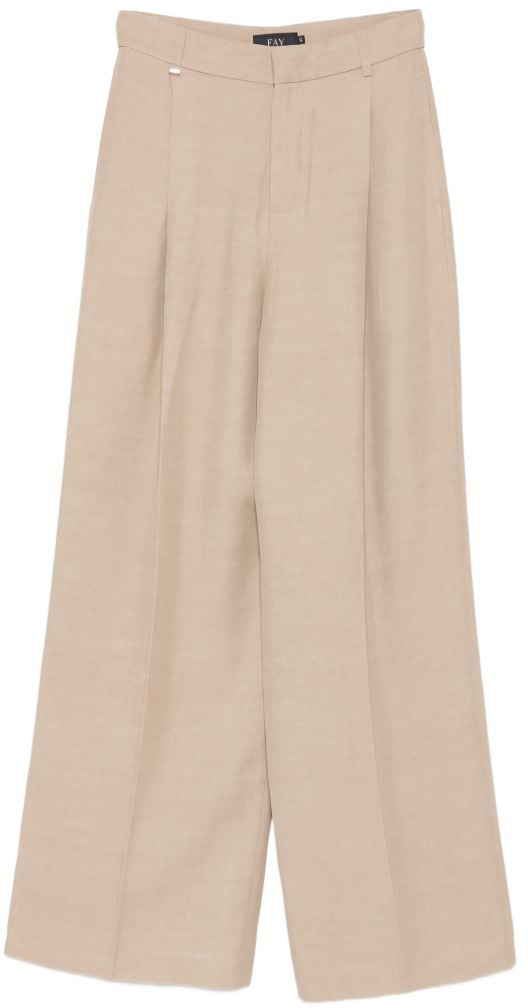 Fay Trousers Marrone Chiaro Bruin