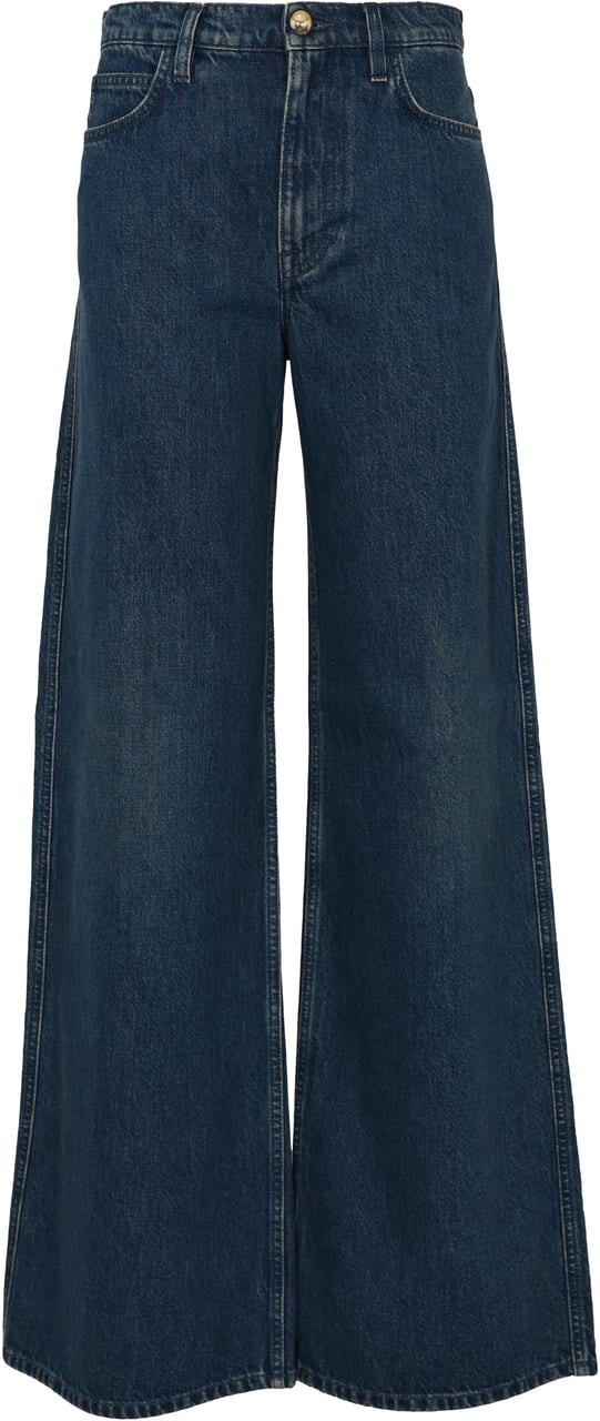 Fay Trousers Blu Denim Scuro Navy