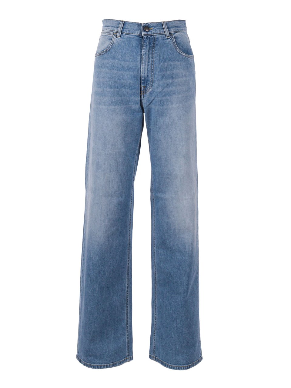 Fay 5 Tasche Flare Denim Jeans Blauw