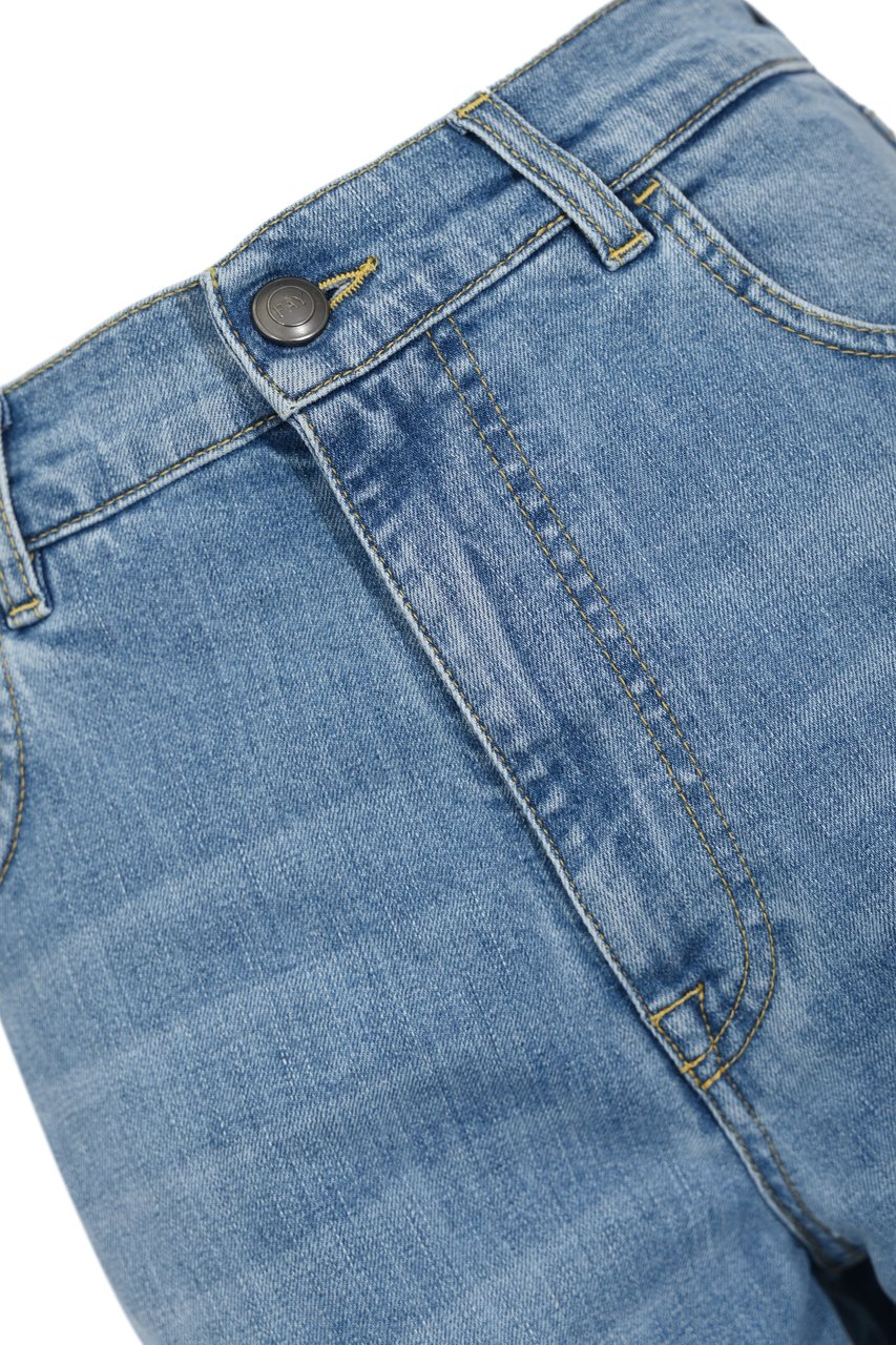 Fay Trousers Blu Baby Blauw