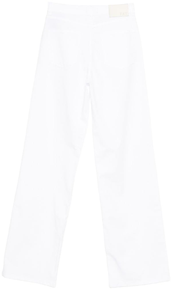 Fay Jeans White Wit