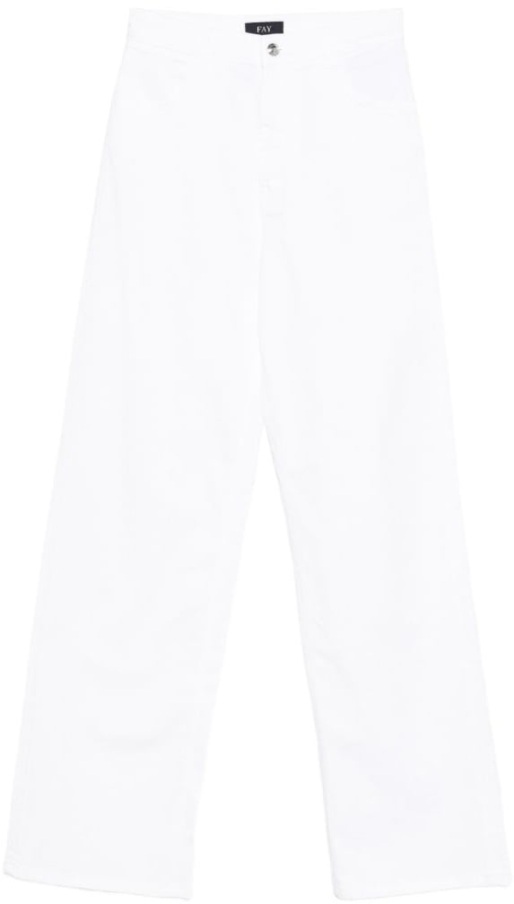 Fay Jeans White Wit