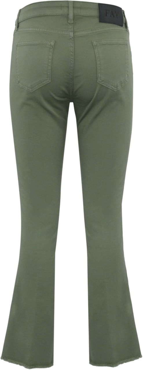 Fay Trousers Green Groen