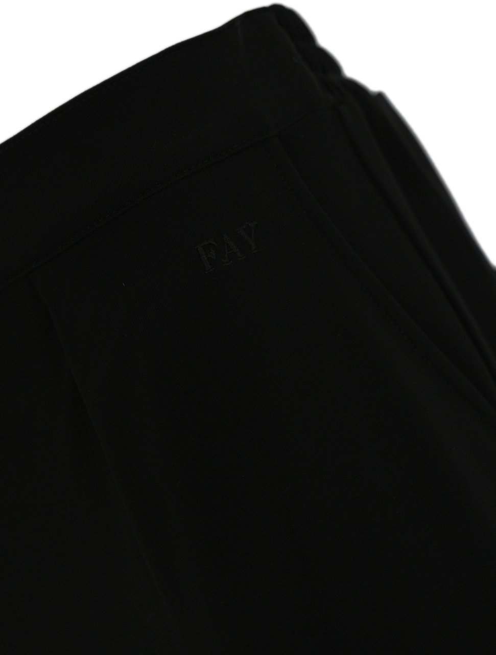 Fay Trousers Black Zwart