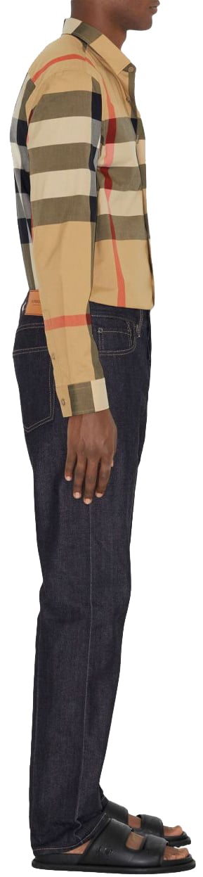 Burberry Shirts Beige Beige