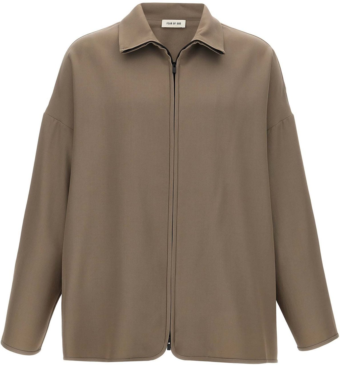 Fear Of God Beige Virgin Wool Full-Length Jacket Beige