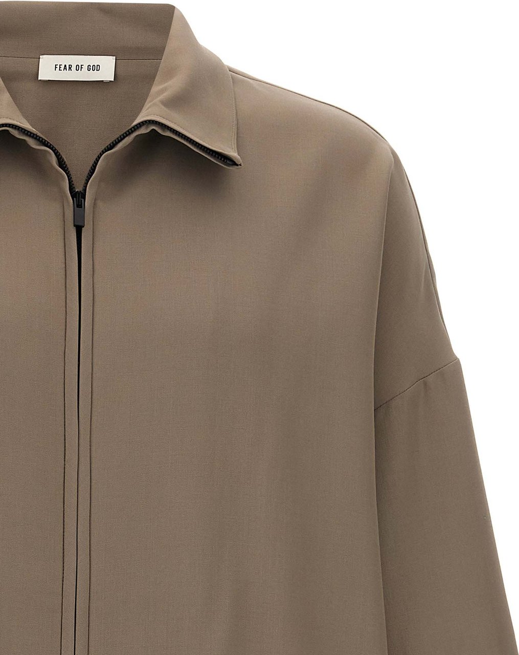 Fear Of God Beige Virgin Wool Full-Length Jacket Beige