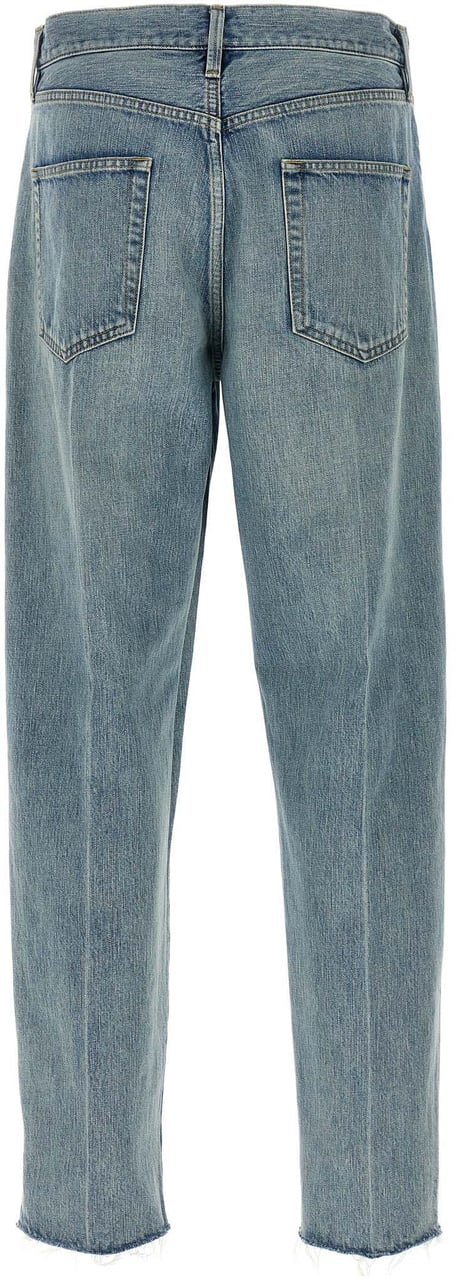 Fear Of God Blue Cotton Jeans Denim Blauw