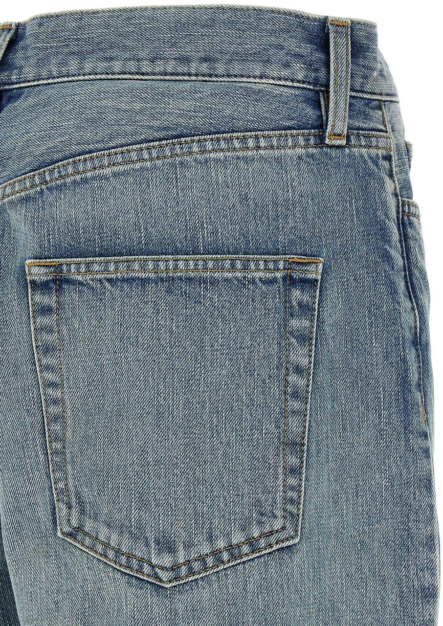 Fear Of God Blue Cotton Jeans Denim Blauw